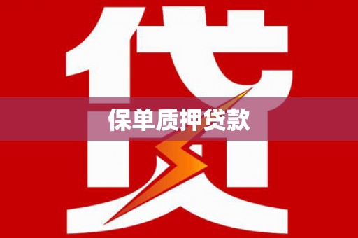 南部保单质押贷款