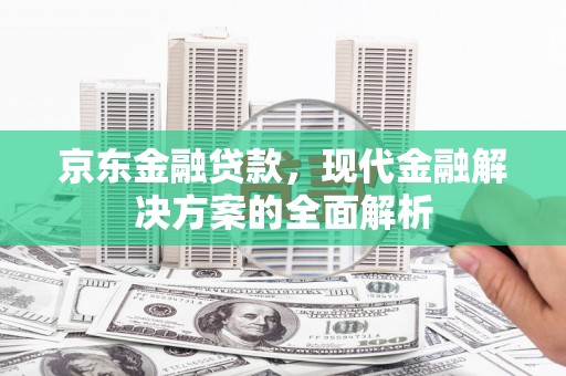 南部京东金融贷款，现代金融解决方案的全面解析